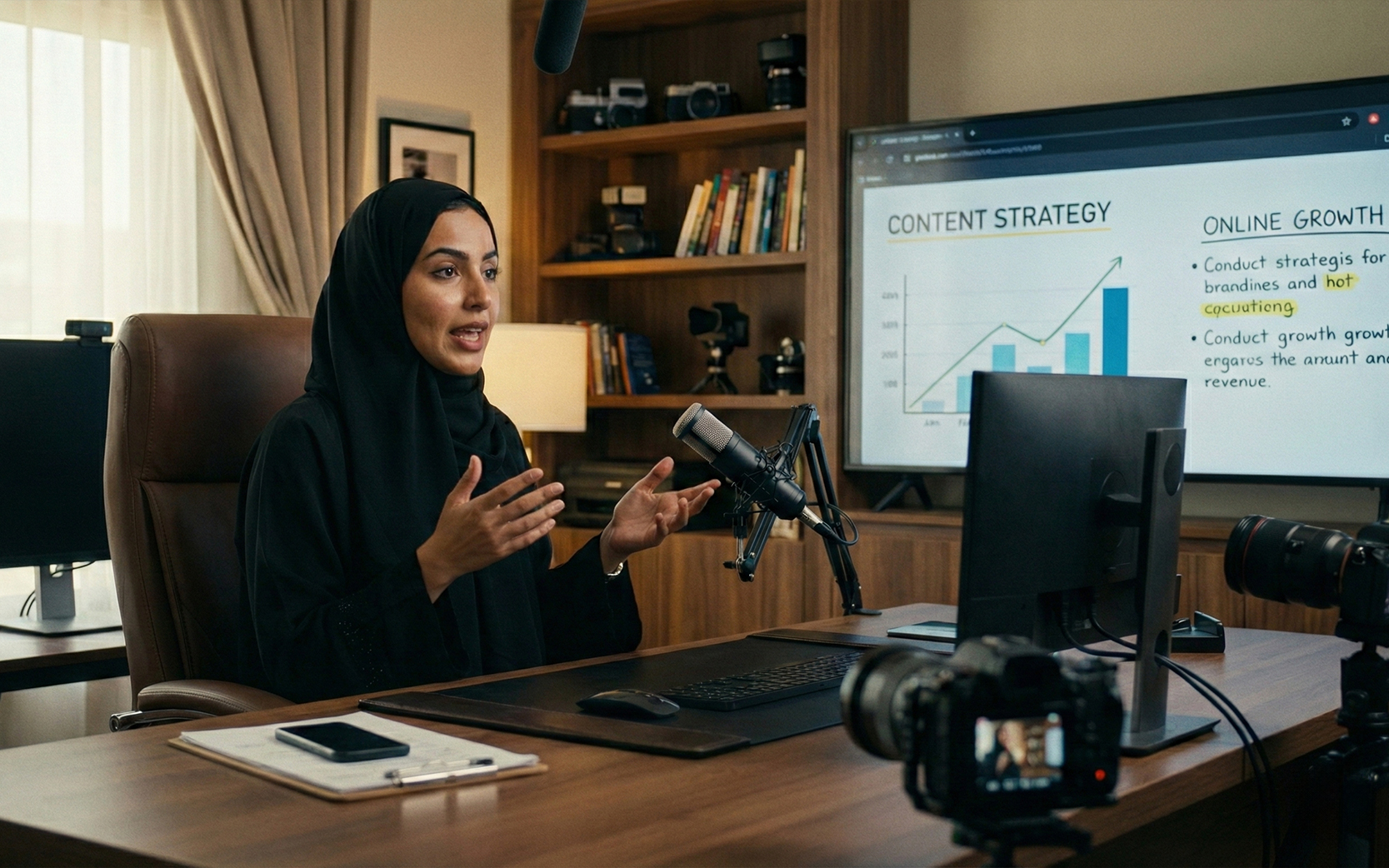 استشارة صناعة المحتوى للسوشال ميديا